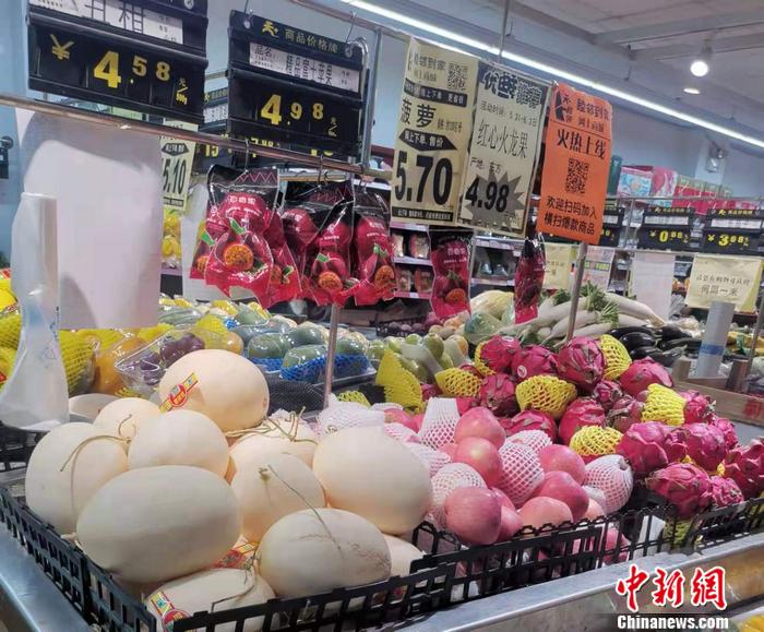 圖為北京西城區(qū)某超市。 <a target='_blank' href='http://www.chinanews.com/' >中新網(wǎng)</a>記者 謝藝觀 攝
