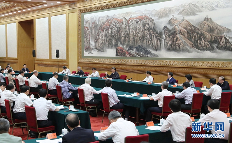 9月11日，中共中央總書記、國家主席、中央軍委主席習(xí)近平在京主持召開科學(xué)家座談會并發(fā)表重要講話。 新華社記者 姚大偉 攝.jpg