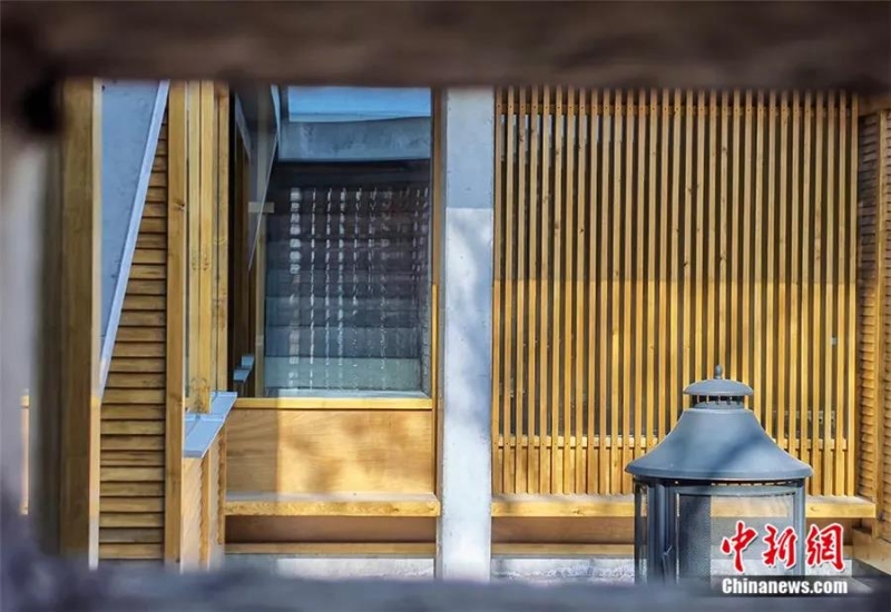 圖為房屋內(nèi)院。劉玉桃攝