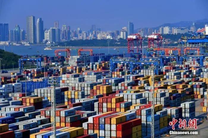 資料圖為廈門(mén)港海滄集裝箱碼頭。<a target='_blank' href='/'>中新社</a>記者 王東明 攝