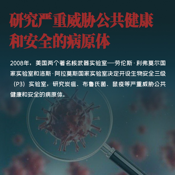 研究嚴(yán)重威脅公共健康和安全的病原體