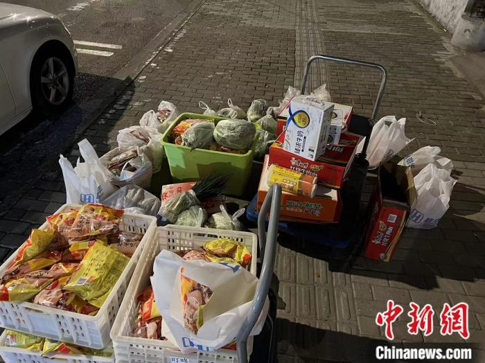 楊耀森運送的物資。 受訪者供圖