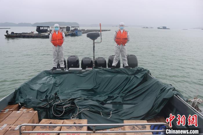 圖為查扣大馬力快艇?！V西海警局供圖