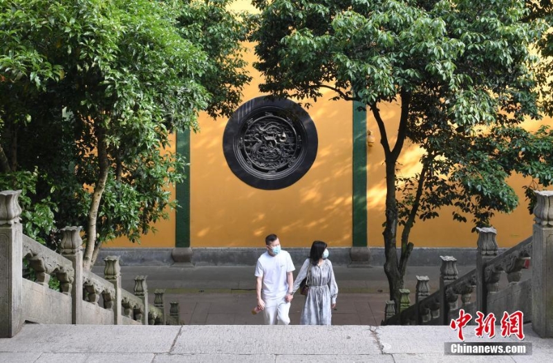 千年古剎杭州靈隱寺有序恢復開放