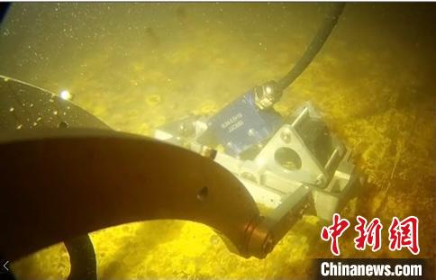 機器人水下視角。　哈工程提供