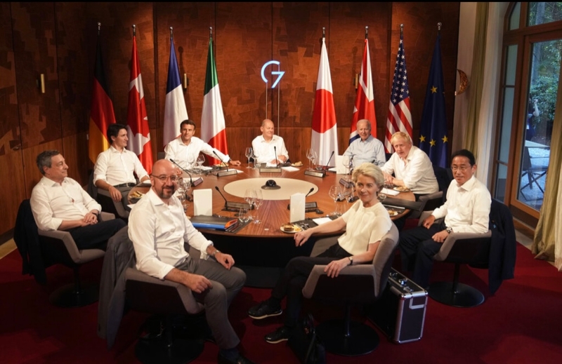 G7峰會(huì)前夕，美國(guó)就宣稱“將帶著最厲害的、對(duì)付中國(guó)的劇本抵達(dá)巴伐利亞參加G7峰會(huì)”。（圖源：美聯(lián)社）