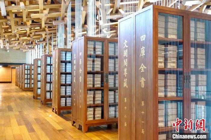 杭州國(guó)家版本館的藏書(shū)。　錢(qián)晨菲 攝