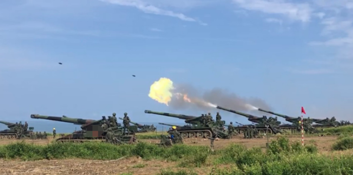 臺(tái)軍天雷操演