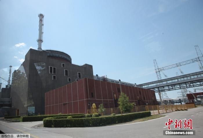 扎波羅熱核電站一角。