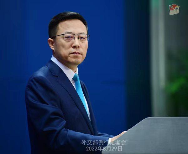 外交部發(fā)言人趙立堅(jiān)。薛偉 攝