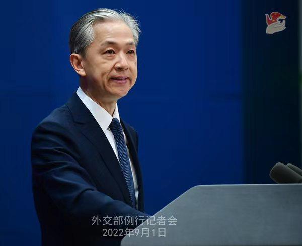 外交部發(fā)言人汪文斌。薛偉 攝