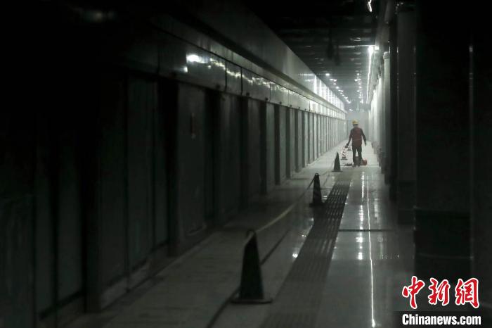 圖為北京地鐵16號(hào)線富豐橋站內(nèi)景?！?lt;a target='_blank' href='/'>中新社</a> 易海菲 攝