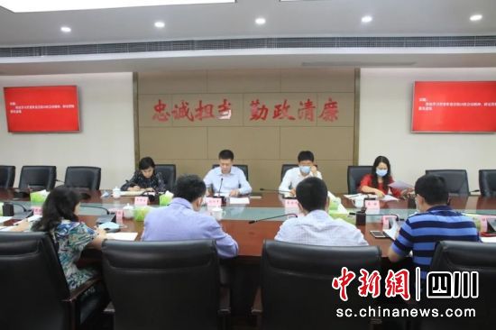 及時召開黨組(擴大)會議部署財政推進抗震救災工作。四川省財政廳 供圖