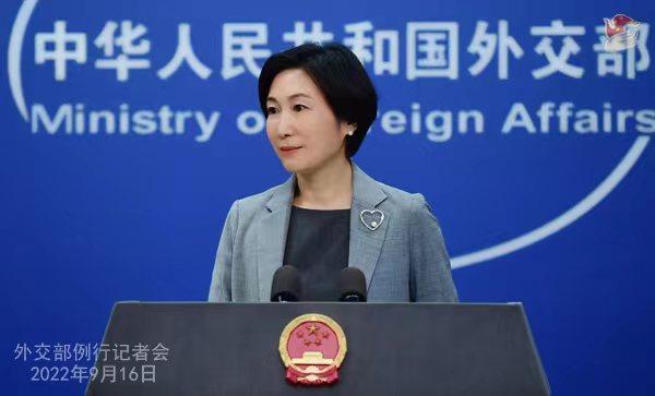外交部發(fā)言人毛寧。 攝影 薛偉
