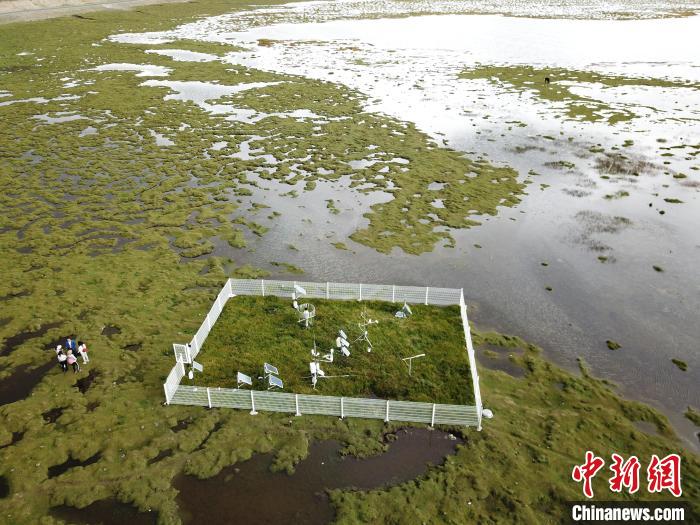 圖為玉樹(shù)隆寶高寒濕地生態(tài)氣象試驗(yàn)站。　青海省氣象局 供圖