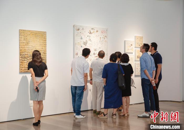 展覽現(xiàn)場(chǎng)。　桂湖美術(shù)館供圖