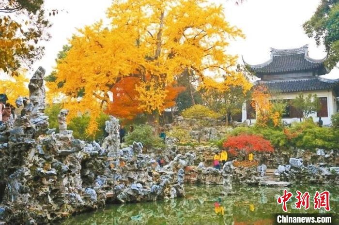 獅子林以“假山假水甲天下”聞名。圖片來(lái)源：臺(tái)灣《經(jīng)濟(jì)日?qǐng)?bào)》