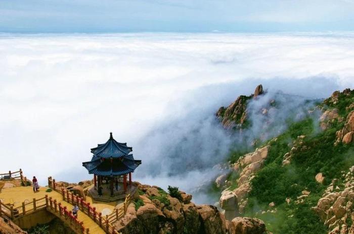 嶗山云海。圖片來(lái)源：臺(tái)灣《聯(lián)合報(bào)》