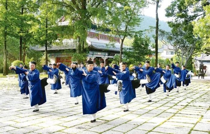 嶗山道教武術(shù)。圖片來(lái)源：臺(tái)灣《聯(lián)合報(bào)》