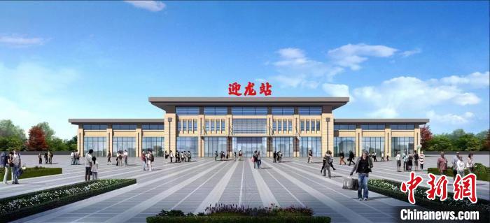 圖為重慶鐵路樞紐東環(huán)線迎龍站效果圖?！≈袊F路成都局集團有限公司供圖