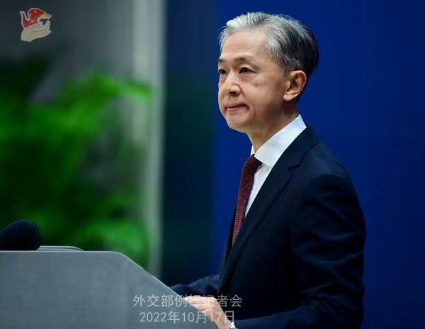 外交部發(fā)言人汪文斌。 薛偉 攝