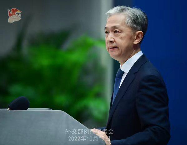 外交部發(fā)言人汪文斌。 薛偉 攝