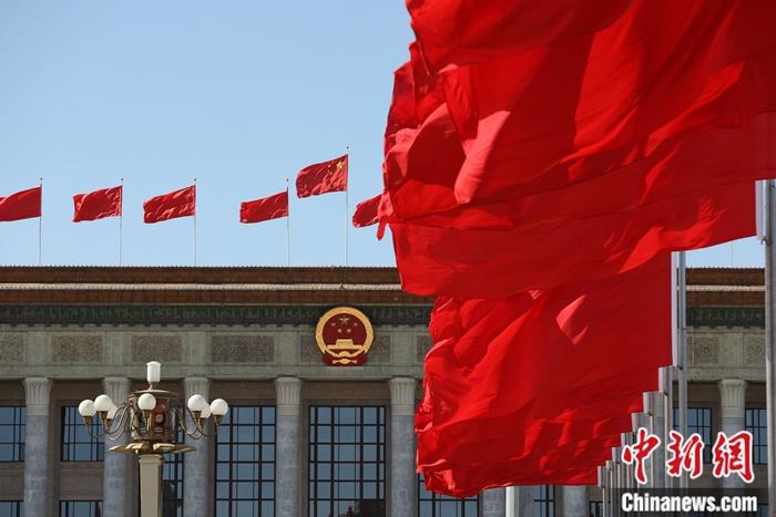 10月16日，中國共產(chǎn)黨第二十次全國代表大會(huì)在北京人民大會(huì)堂隆重開幕。<a target='_blank' href='/'>中新社</a>記者 蔣啟明 攝