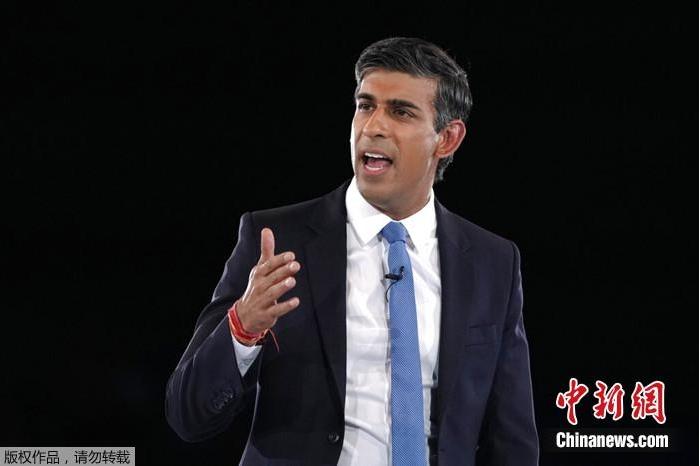 資料圖：英國前財政大臣蘇納克。