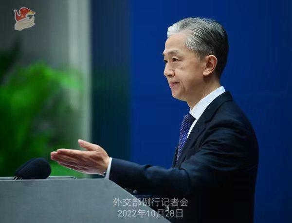 外交部發(fā)言人汪文斌。 薛偉 攝
