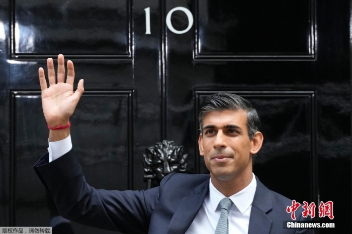 資料圖：英國首相蘇納克。