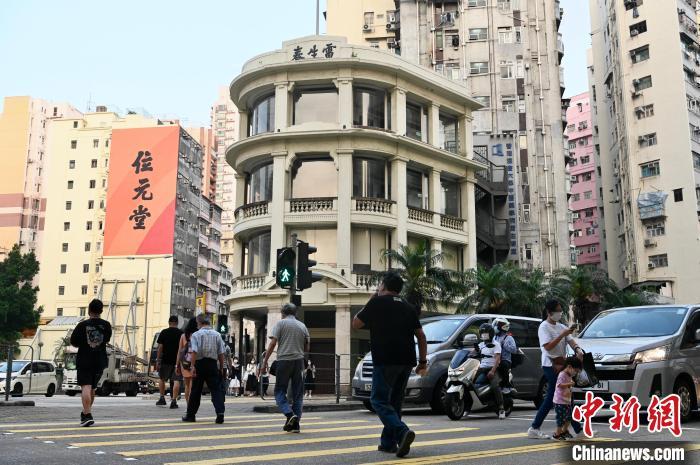 資料圖：香港法定古跡——位于旺角的雷生春。　李志華 攝