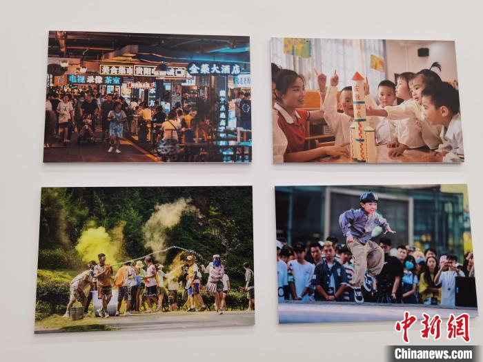 圖為大展展出的攝影圖片?！≈苎嗔?攝
