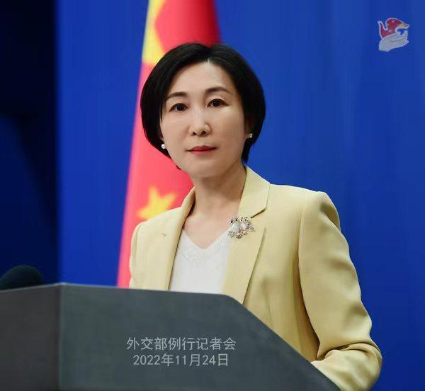 外交部發(fā)言人毛寧。 薛偉 攝