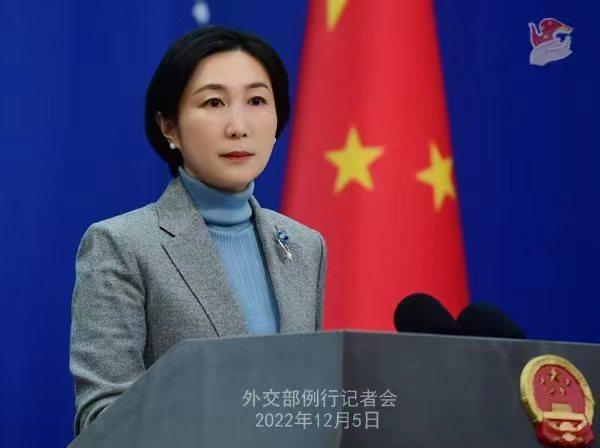 外交部發(fā)言人毛寧。 薛偉 攝