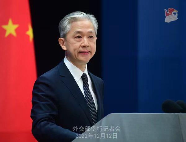 外交部發(fā)言人汪文斌。 薛偉 攝
