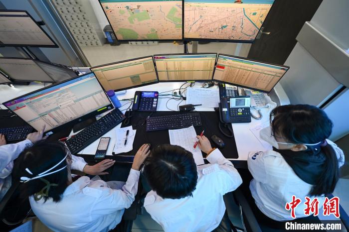北京市朝陽區(qū)緊急醫(yī)療救援中心?！?lt;a target='_blank' href='/'>中新社</a>記者 趙文宇 攝