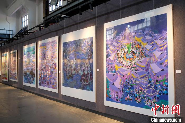圖為展覽現(xiàn)場(chǎng)?！⒖÷?攝