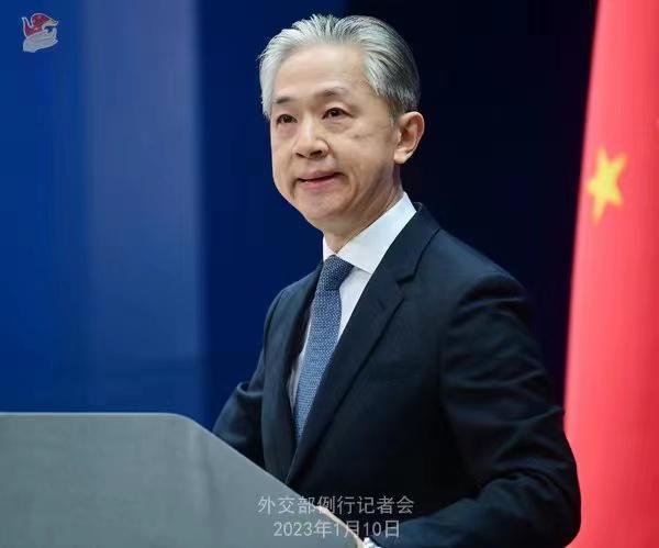 外交部發(fā)言人汪文斌。 薛偉 攝