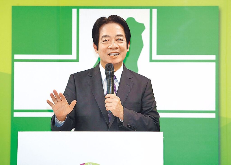 臺(tái)灣地區(qū)副領(lǐng)導(dǎo)人、民進(jìn)黨主席賴清德。（中時(shí)新聞網(wǎng)／劉宗龍攝） 圖片來源：臺(tái)灣“中時(shí)新聞網(wǎng)”.jpg