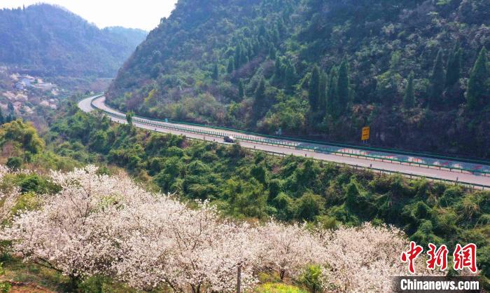 三峽專用公路穿越崇山峻嶺?！∶璐?攝