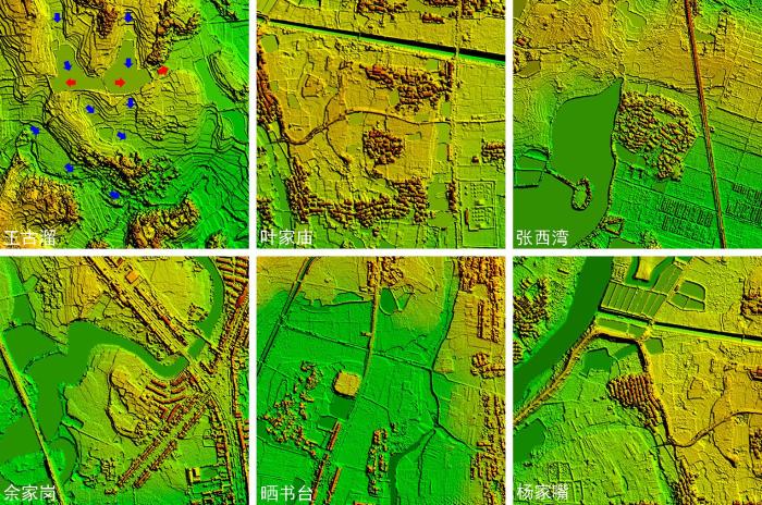 大別山西南聚落的數(shù)字表面模型(1km×1km)?！⒔▏?供圖