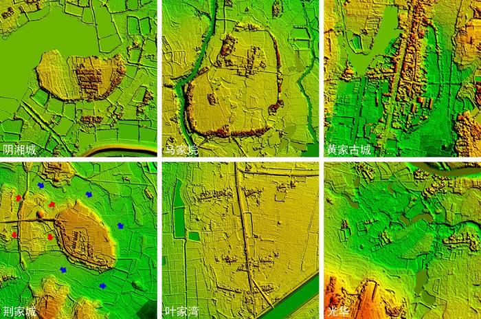 荊山南麓聚落的數(shù)字表面模型(1km×1km)?！⒔▏?供圖