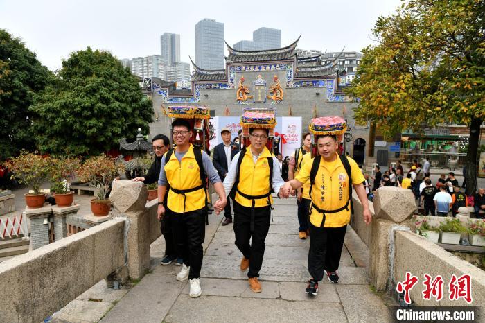 “山海同行·相約福見”2023年第二屆兩岸青年信俗淵源尋根之旅活動在福州拉開序幕?！蚊?攝