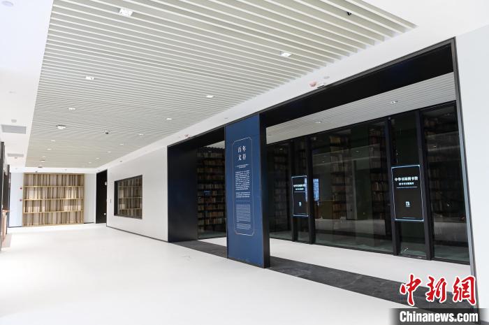 “百年文存”展區(qū)。　館方供圖