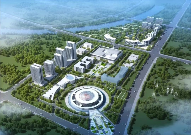 空間環(huán)境地面模擬裝置建設(shè)園區(qū)。（圖源：哈爾濱工業(yè)大學(xué)）