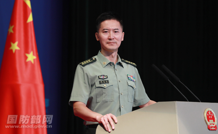 國(guó)防部新聞發(fā)言人譚克非大校