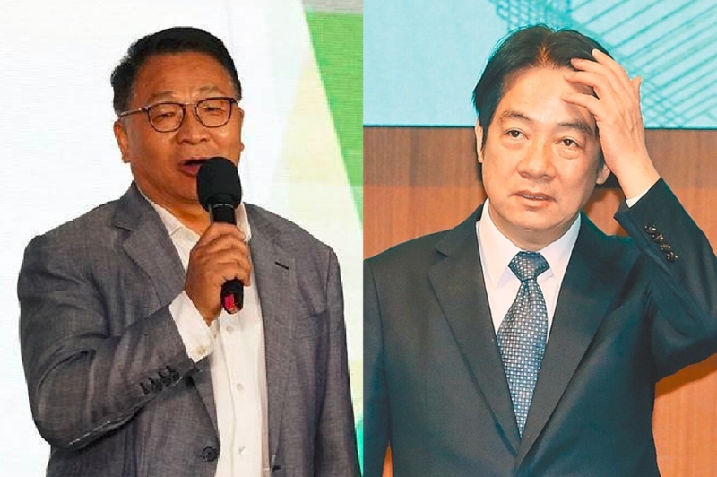 綠委陳歐珀(左)與im.B詐騙集團涉金援往來，但賴清德(右)竟定調(diào)為社會正常社交活動。（圖／本報系資料照）.jpg