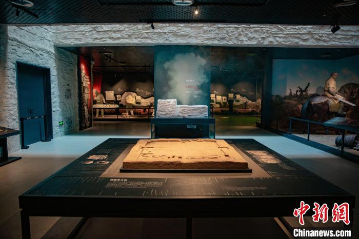 統(tǒng)萬(wàn)城遺址博物館。　陜文投榆林文旅供圖