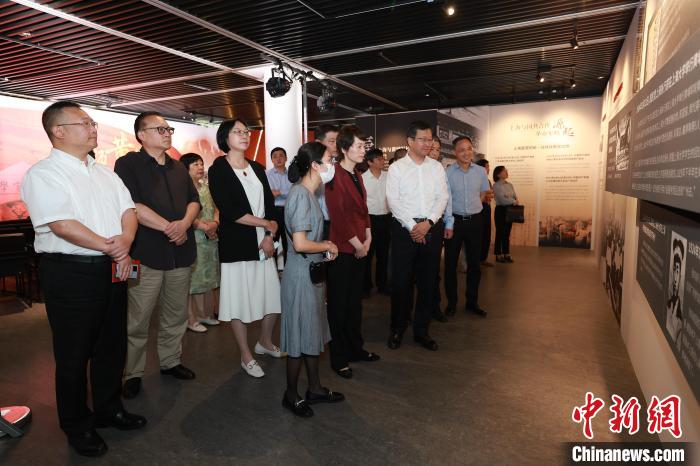 展覽現(xiàn)場。　上海市黃埔軍校同學會供圖