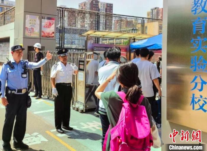 為期三天的2023年北京初中學(xué)業(yè)水平考試6月24日開考?！?北京市朝陽區(qū)供圖
